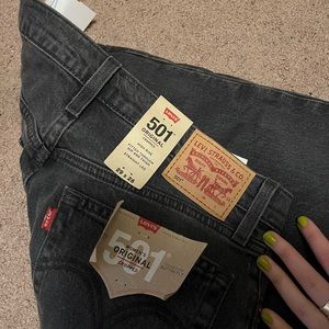 Levi 501 black jeans